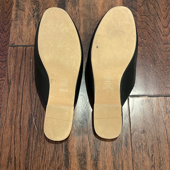 Black loafers with gold detail - Picture 2 of 2